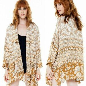 Novella Royale Rust Hazley Kimono Jacket